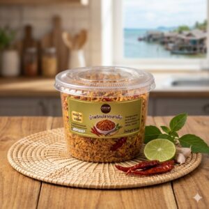 น้ำพริกแม่อรวรรณ รสปลากุเลาเค็ม